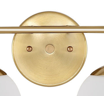 Louis Parisian Globe Metal/Frosted Glass Modern Contemporary LED Vanity